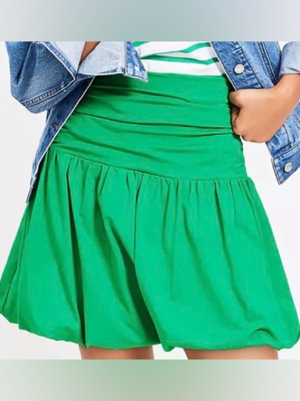 NWT Women’s Bubble Hem Mini Skirt from Loft.  Size Medium - Picture 3 of 6